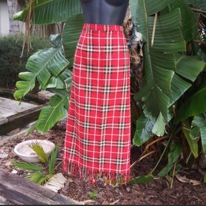 I'll Be Home for Christmas plaid skirt